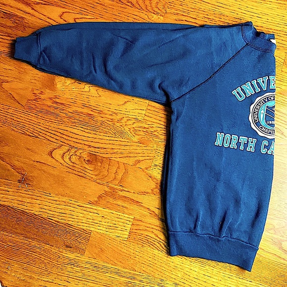 🇺🇸Velva Sheen Vintage UNC Sweatshirt L Made in USA - Picture 3 of 9